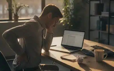 Mal de dos au travail de bureau, conseils d’ostéopathe